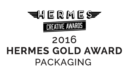 2016 Hermes Gold award for packaging