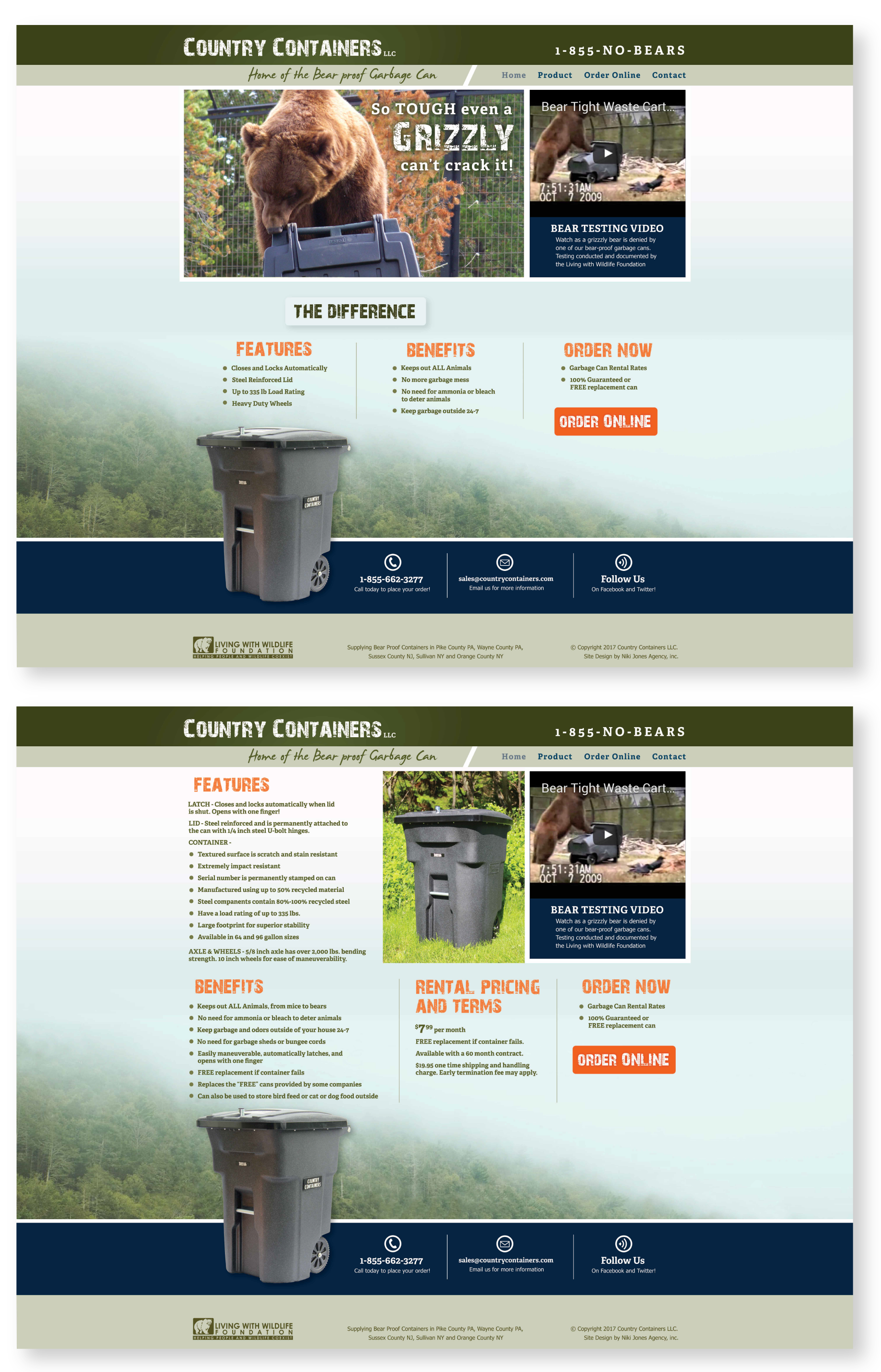Country Container Website