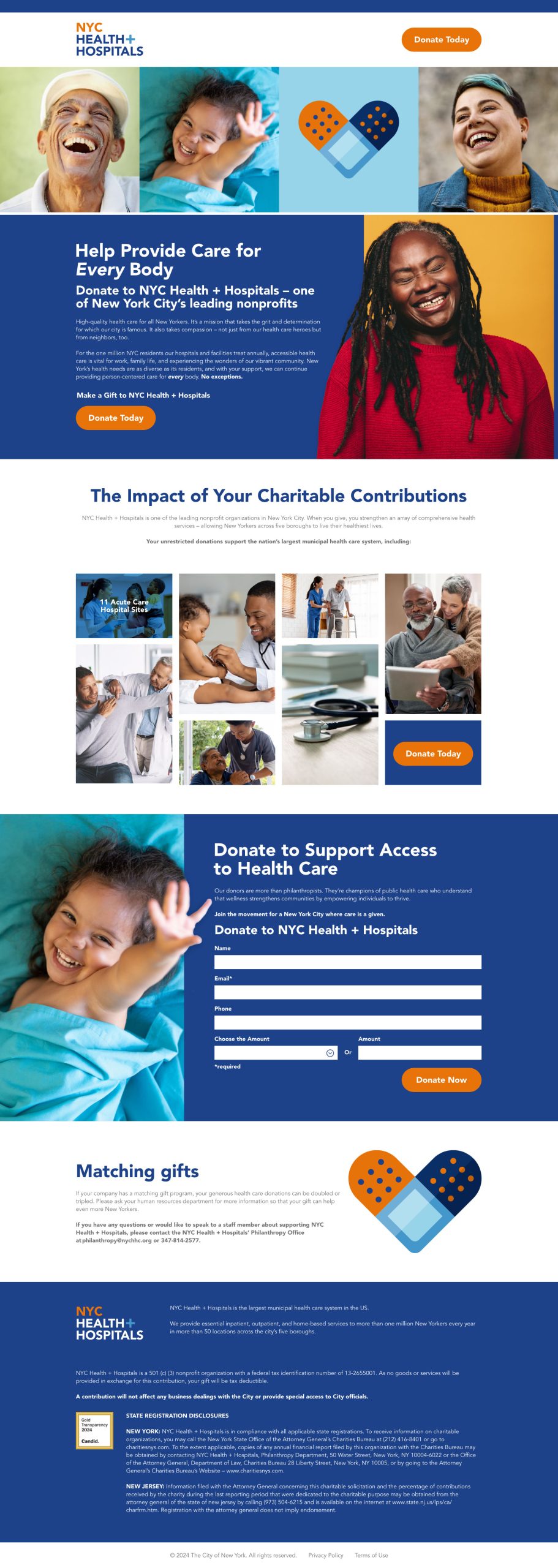 NYC HH Camp Landing Page