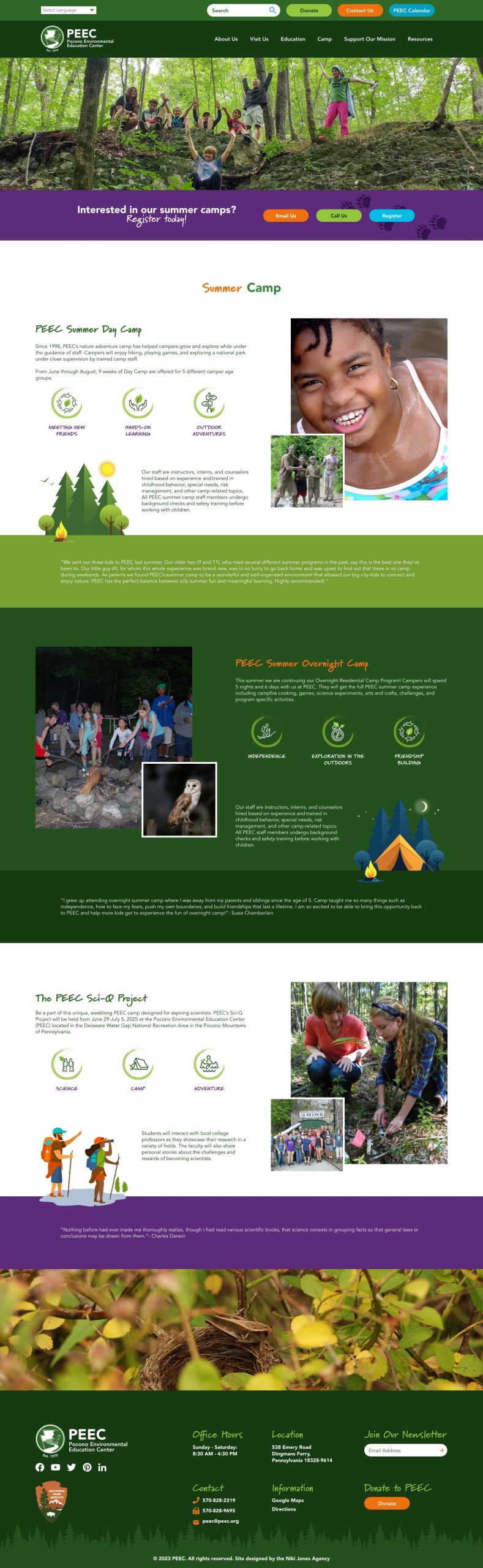 PEEC Camp Page