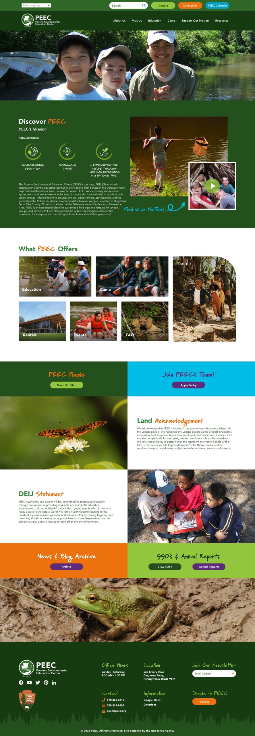 PEEC Discover page